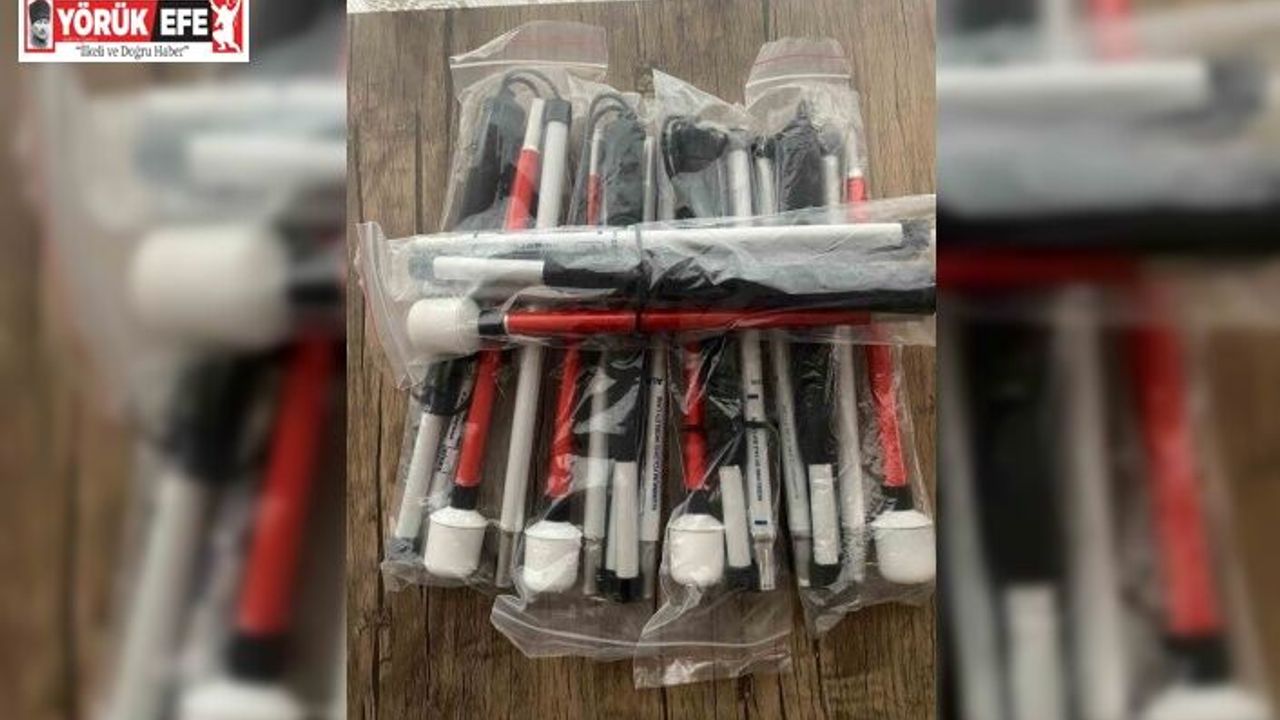 Yeni doğan bebek adına yapılan ’Beyaz Baston’ bağışı yürekleri ısıttı