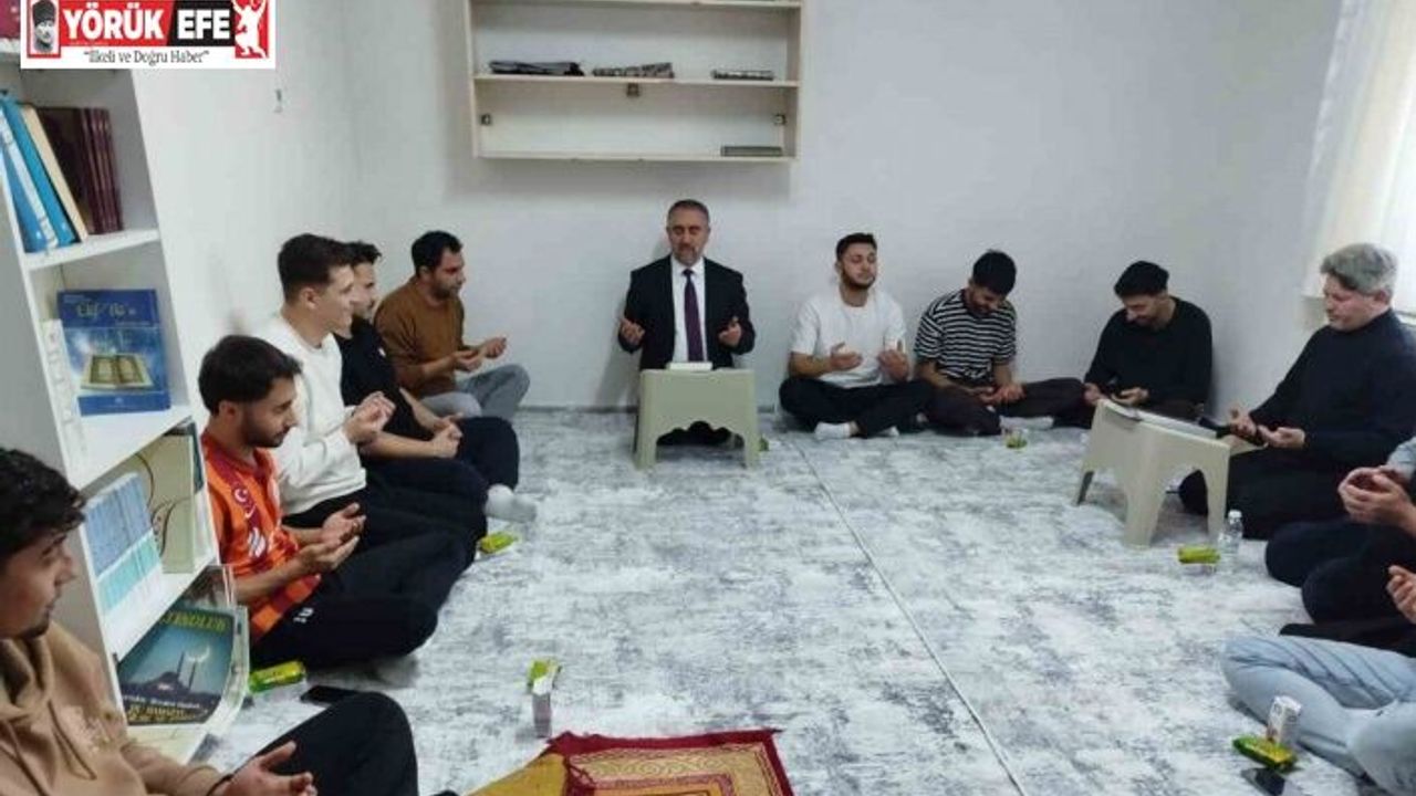 Aydın il genelindeki yurtlarda Miraç Kandili programları düzenlendi