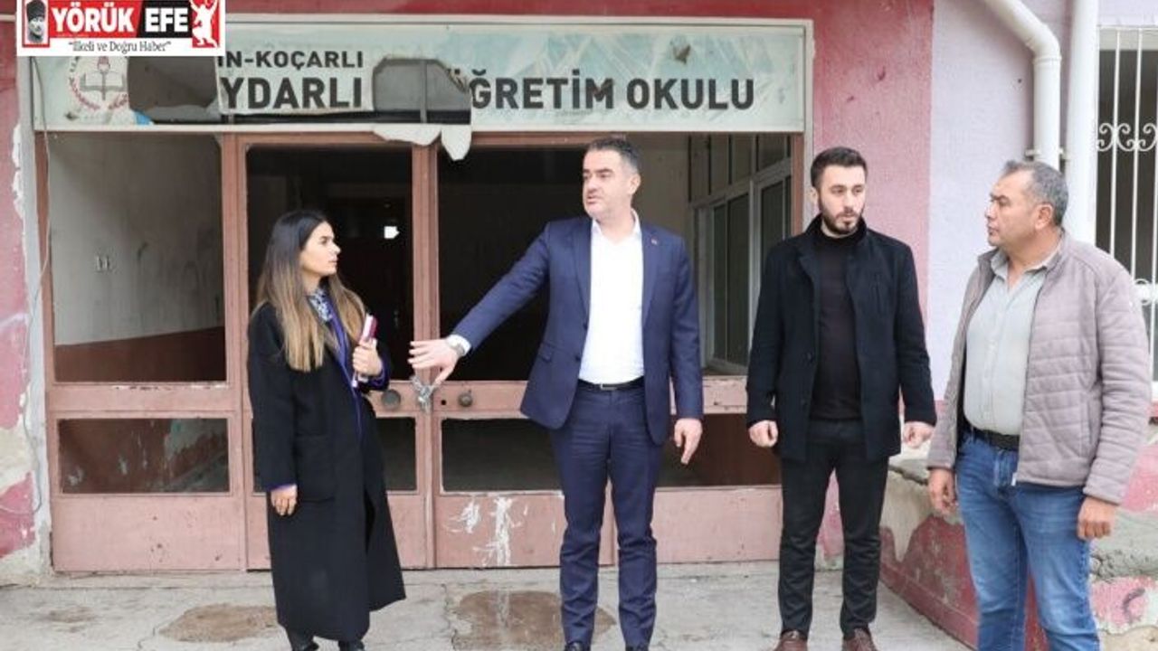 Başkan Arıcı, ’Haydarlı İlkokulu’ için düğmeye bastı