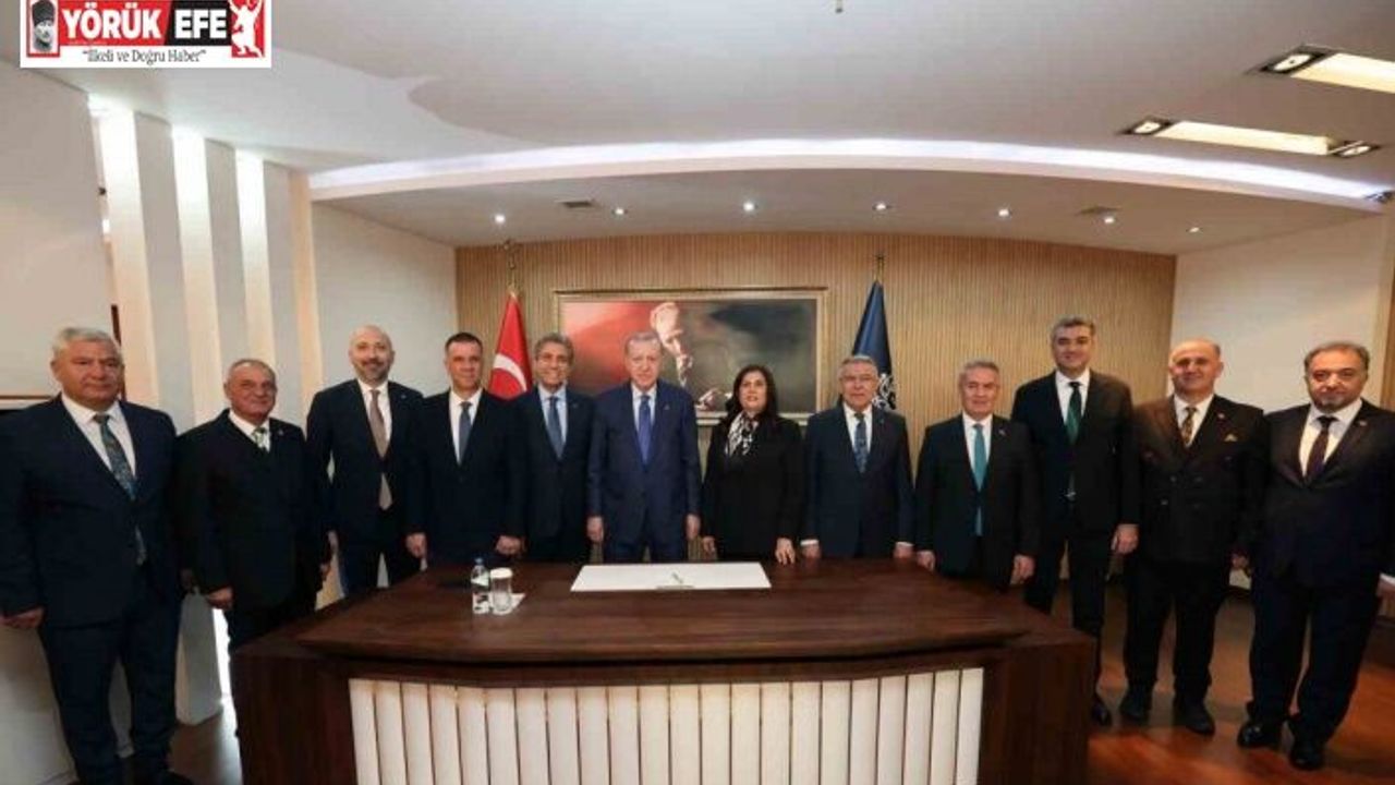 Başkan Arıkan: "Cumhurbaşkanımızla bir araya gelmek büyük onur"