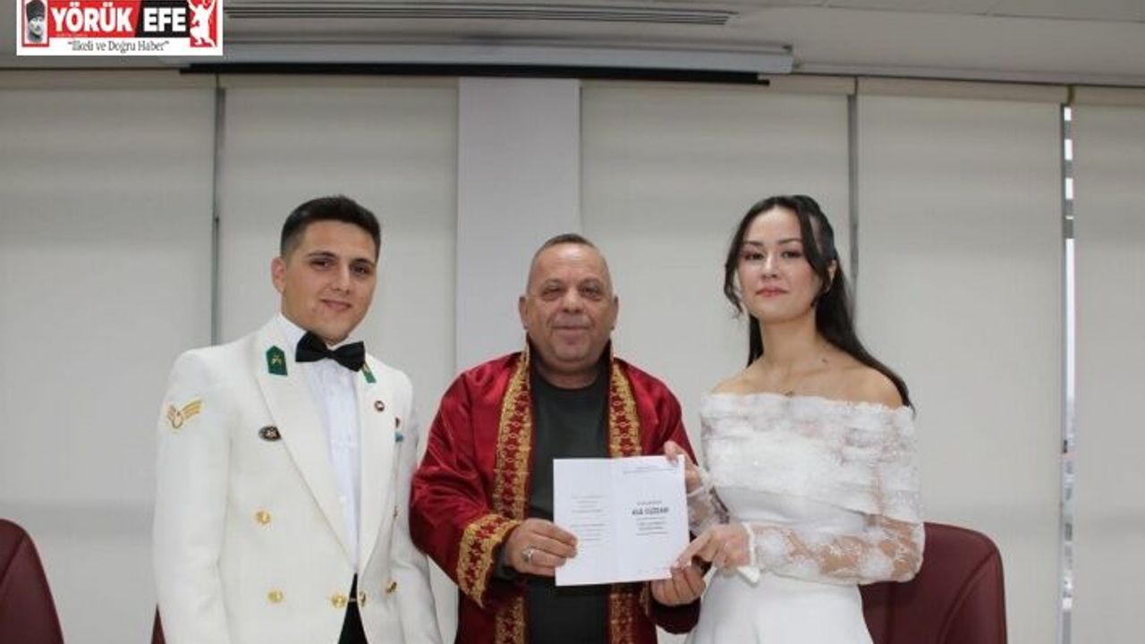 Bozdoğan’da 2025 yılında 161 çift "Evet" dedi