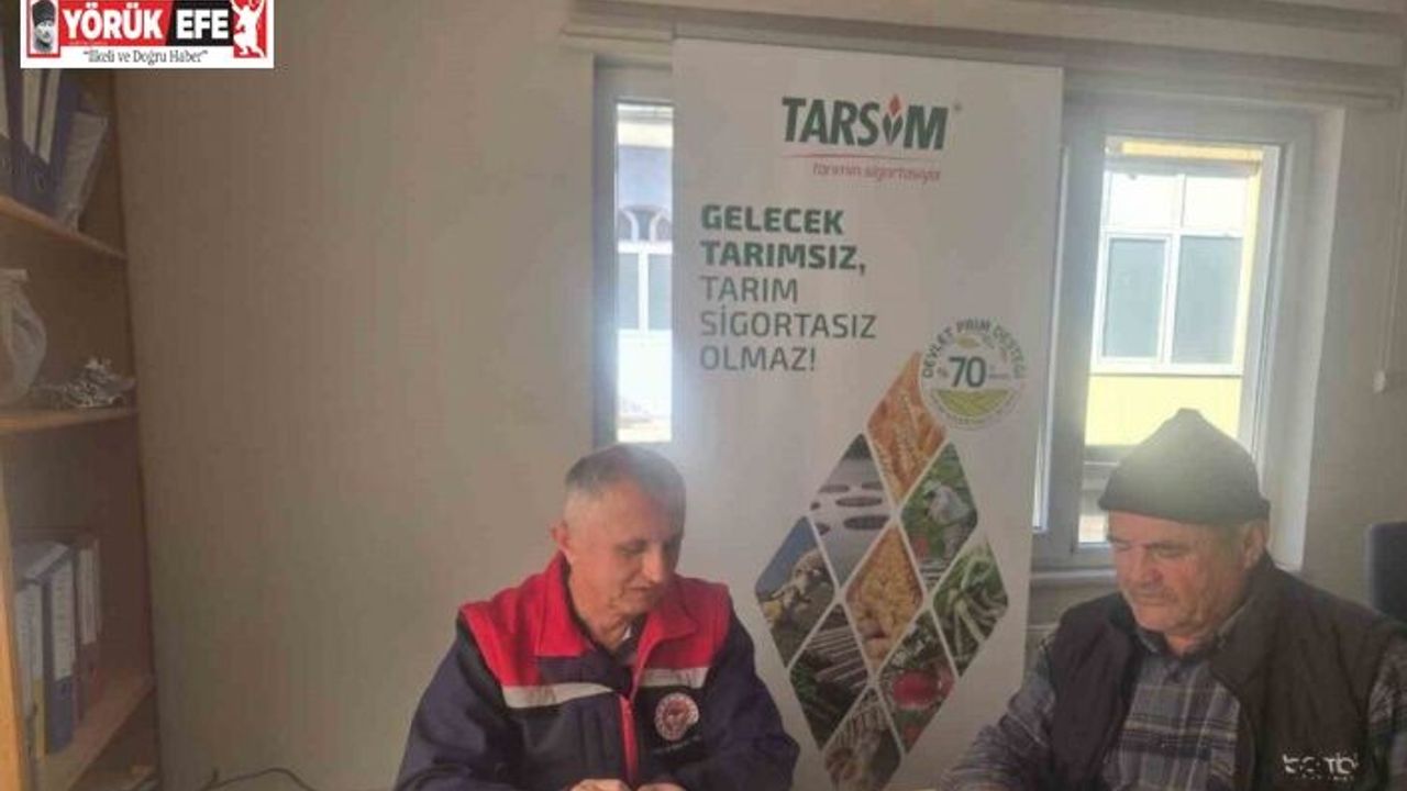 Bozdoğanlı üreticiler, tarım sigortaları konusunda bilgilendirildi