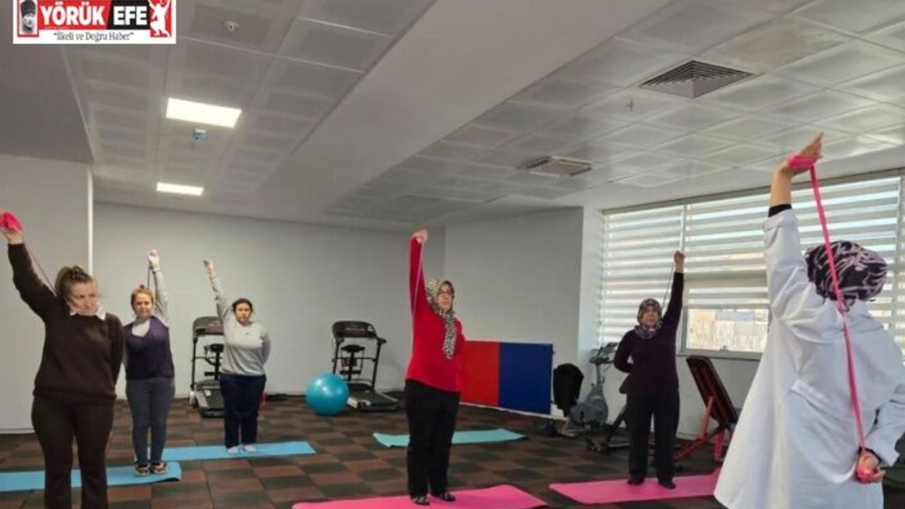 Nazilli’de kadınlar güne sporla başlıyor