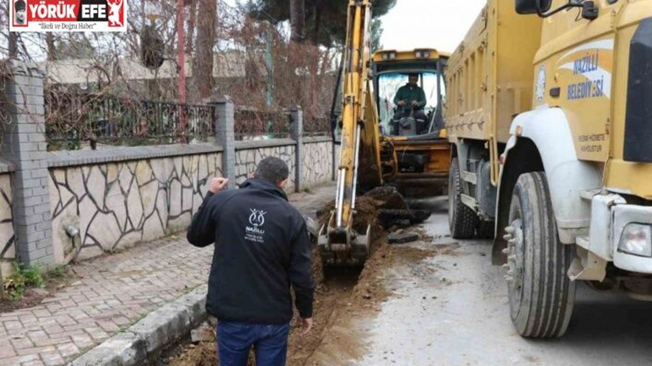 Nazilli’de yarım asırlık içme suyu hatları yenileniyor