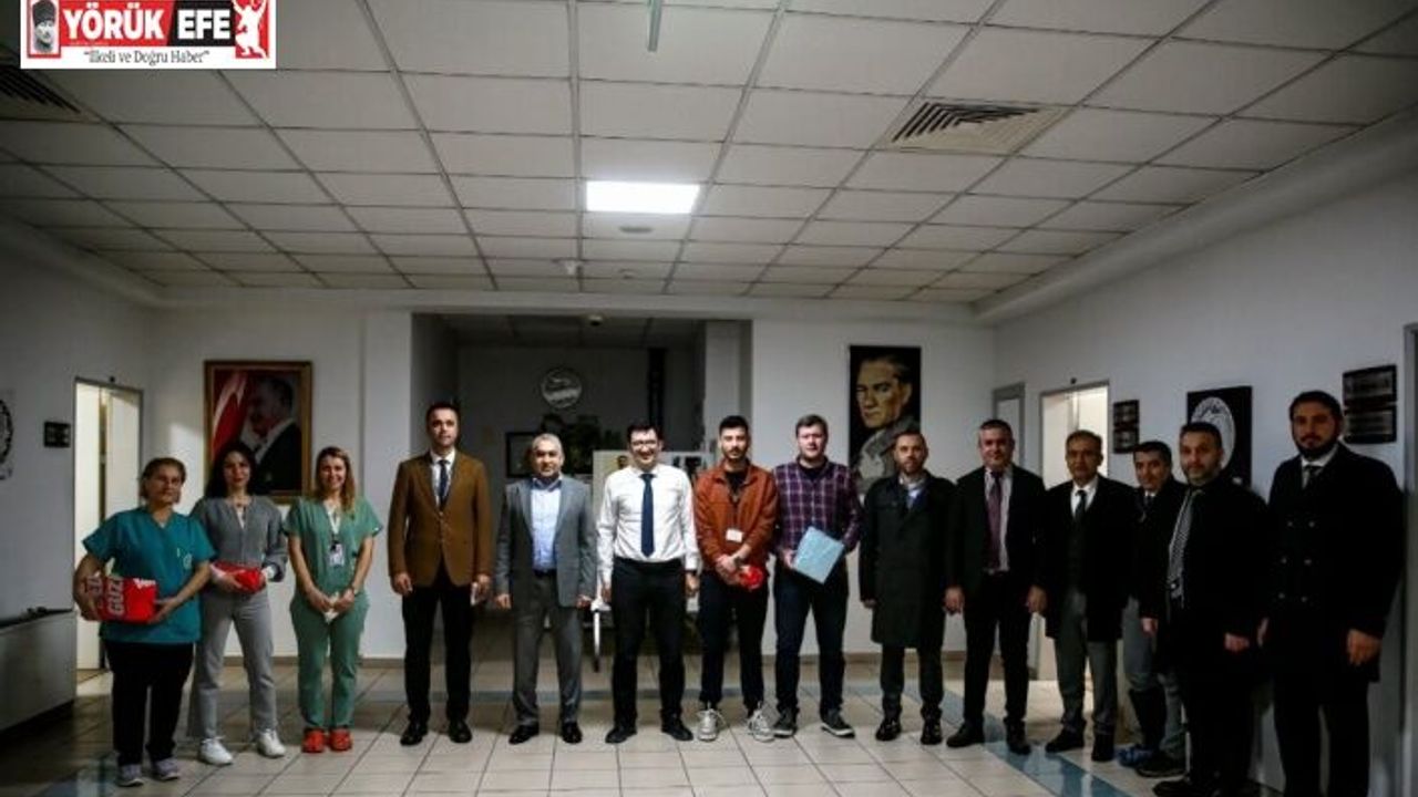 Rektör Kent, ADÜ Hastanesi’nde hizmetleri yerinde inceledi