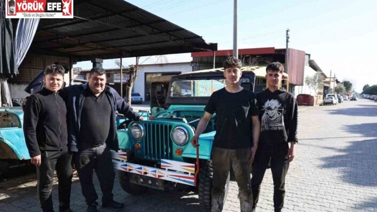 Ali Usta’nın elinde metal yığınları nostaljik bir araca dönüşüyor