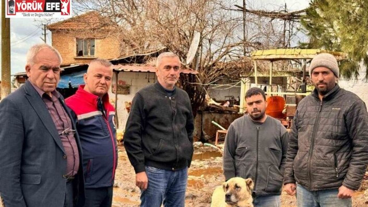 Aşırı yağışlar sonrası Söke’de hayvanlar güvenli bölgelere alındı