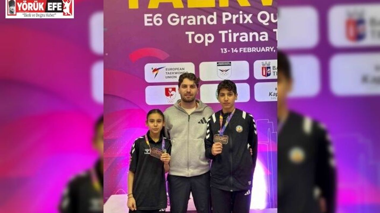 Avrupa Taekwondo müsabakasında Kuyucaklı sporculardan çifte bronz