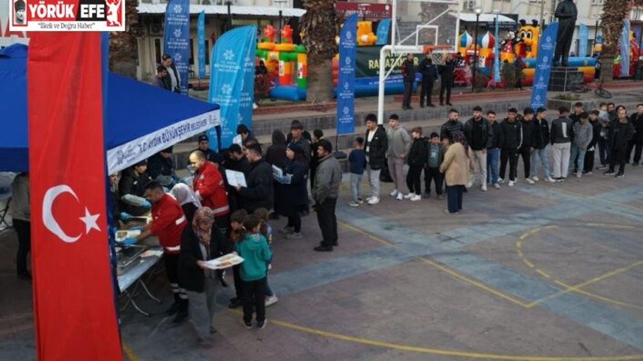 Aydın Büyükşehir Belediyesi’nin Ramazan etkinlikleri Sultanhisarlılarla buluştu