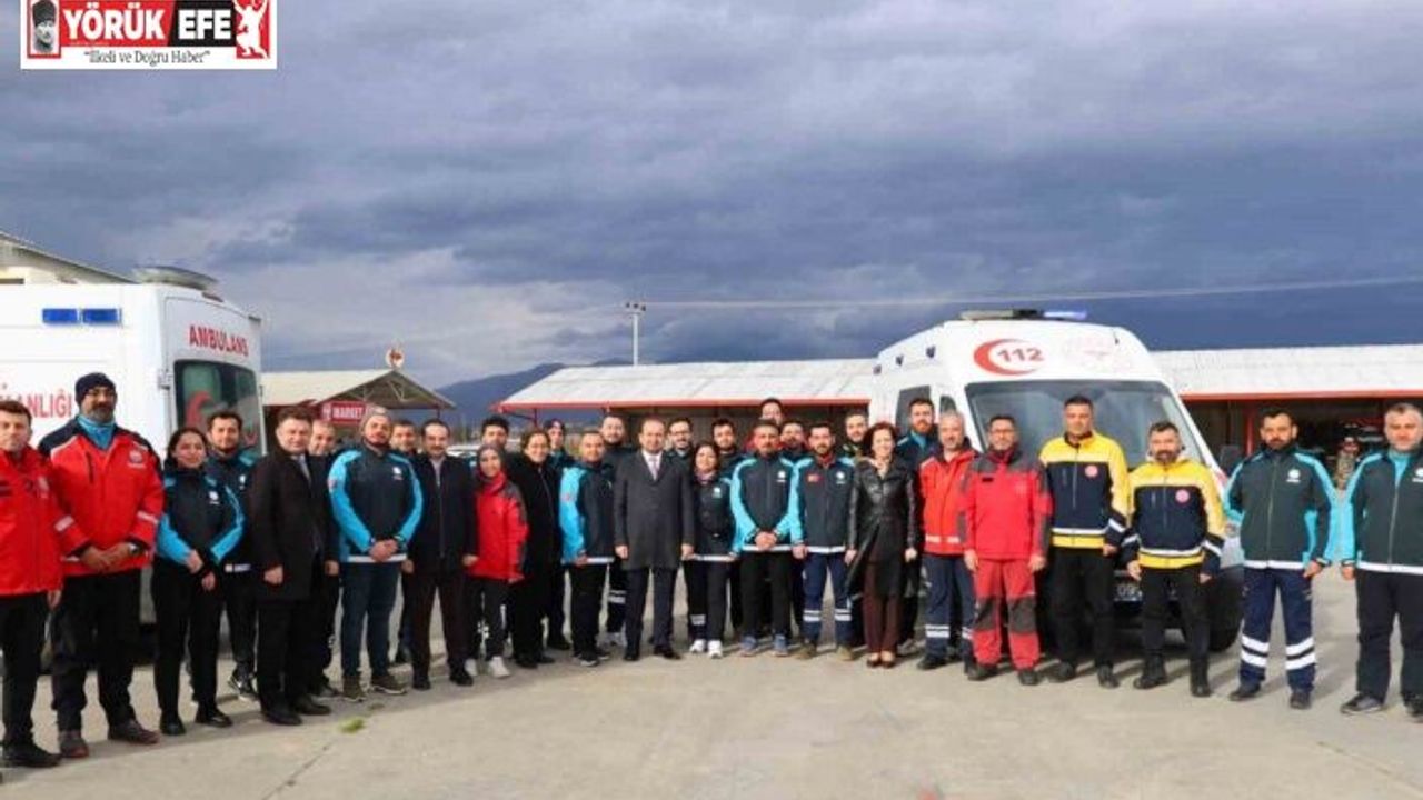 Aydın’da UMKE personeline ambulans sürüş güvenliği eğitimi