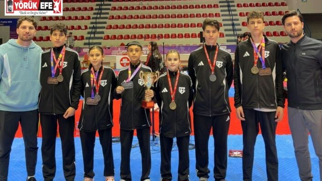 Aydınlı sporcular Arnavutluk’tan beş madalya ile döndü