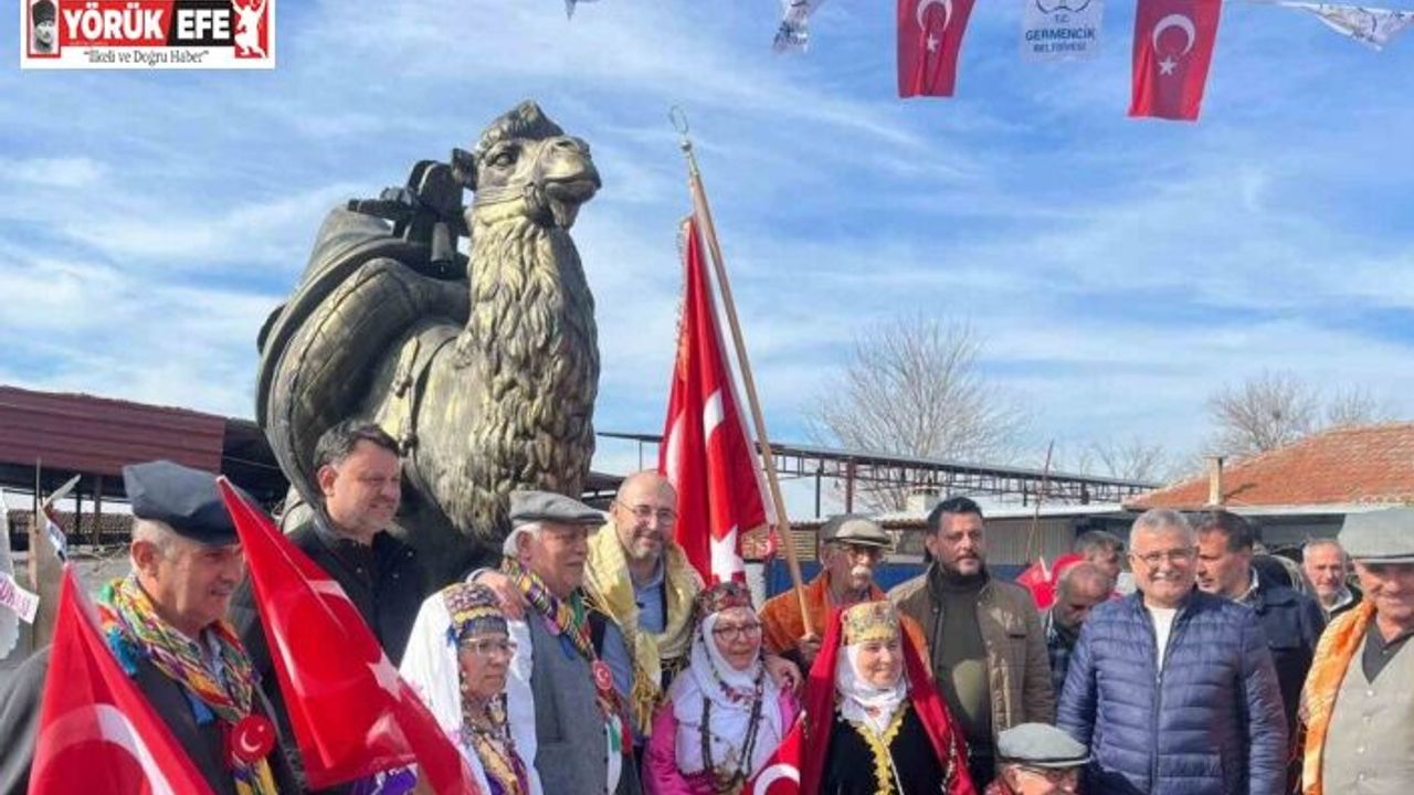 Başkan Zencirci’den devesiyle ünlü Turanlar’a deve heykeli