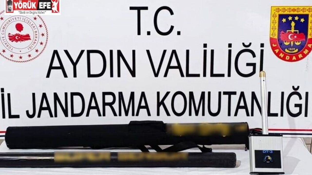Bozdoğan’da kaçak define arayışı yapan şahıslar suçüstü yakalandı