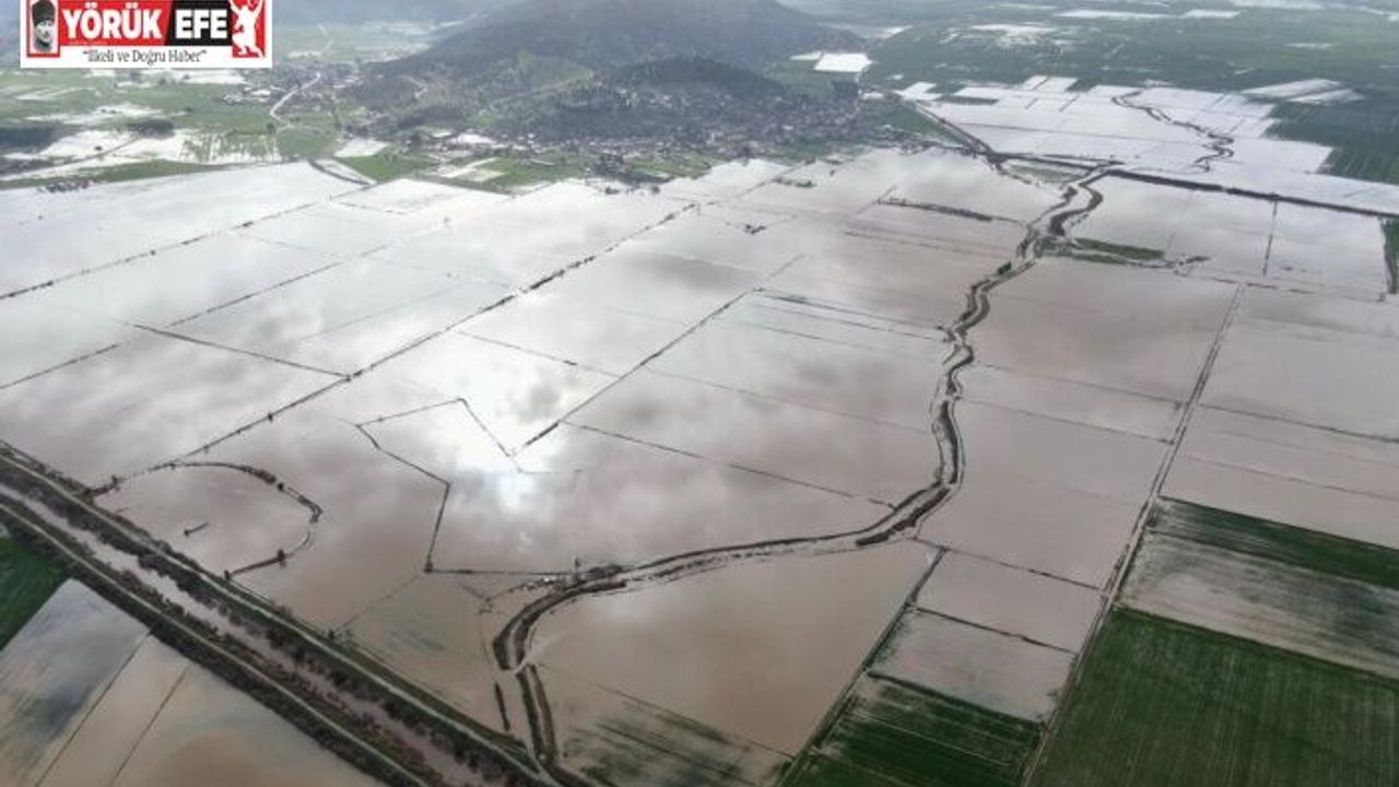 Büyük Menderes’te su seviyesi en yüksek seviyeye ulaştı
