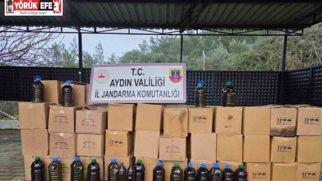 Didim’de tağşiş zeytinyağı operasyonu: "2 bin 932 litre zeytinyağı ele geçirildi"