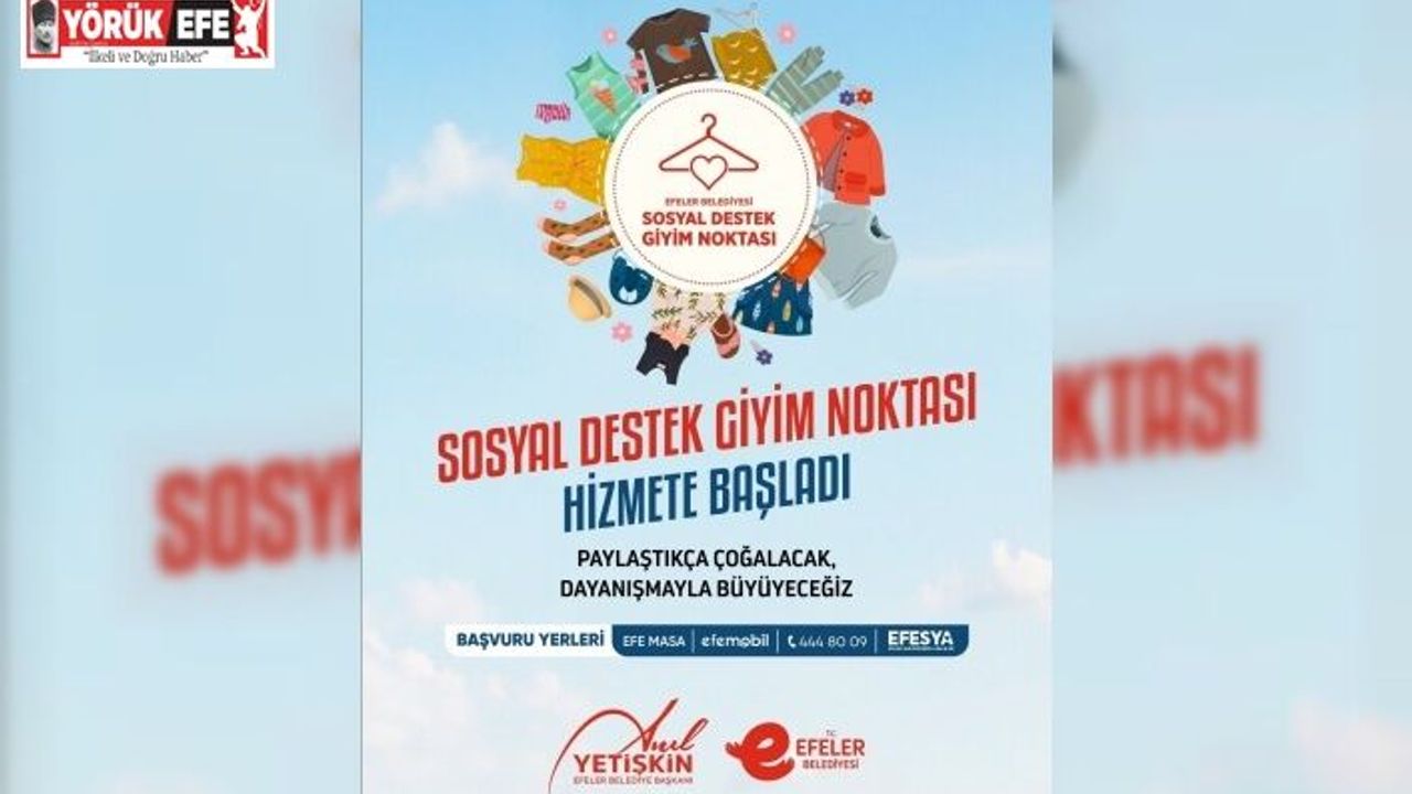 BAŞKAN YETİŞKİN İLE RAMAZAN’DA DAYANIŞMA’NIN ADI SOSYAL DESTEK GİYİM NOKTASI