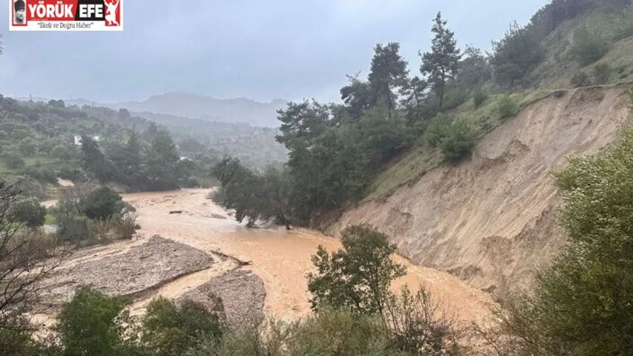 İncirliova’da sağanak sonrası 9 ev tahliye edildi