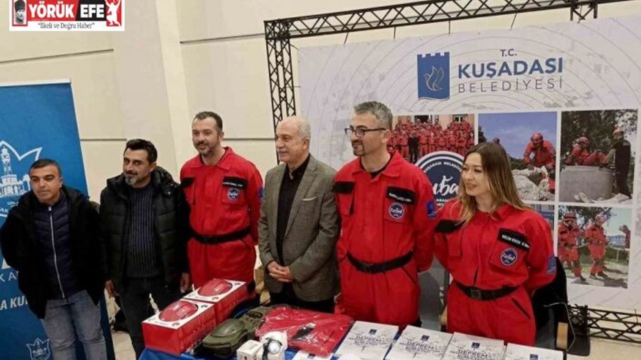 Kuşadası Belediyesi depreme karşı aldığı önlemleri İzmir’de anlattı