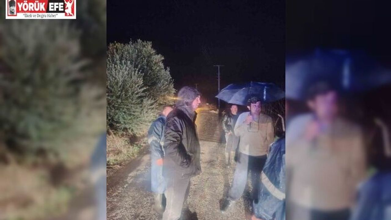 Naipli Çayı taştı, Germencik Belediyesi ekipleri müdahale etti