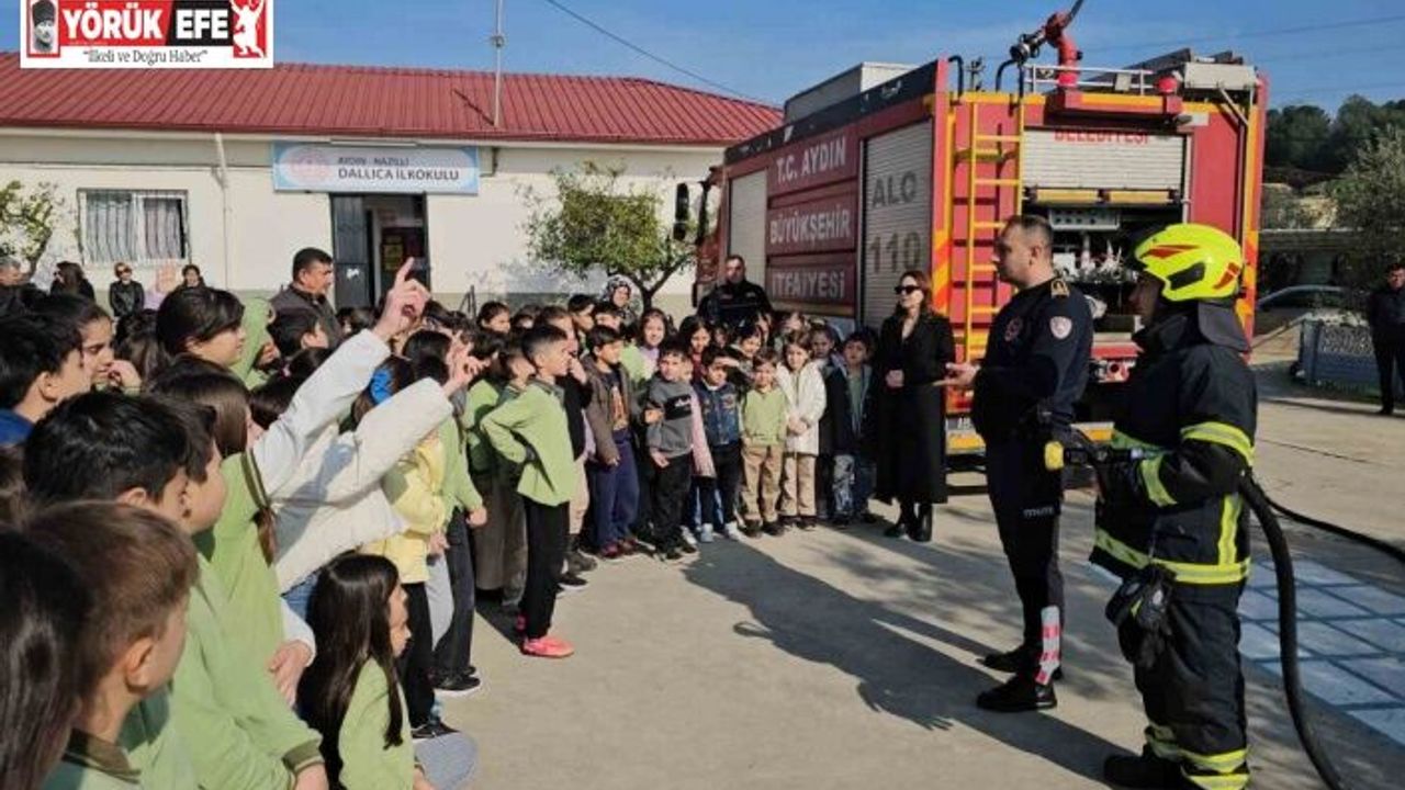 Nazilli’de öğrencilere ’Ormanları Koruma, Afet ve Yangın Eğitimi’ verildi