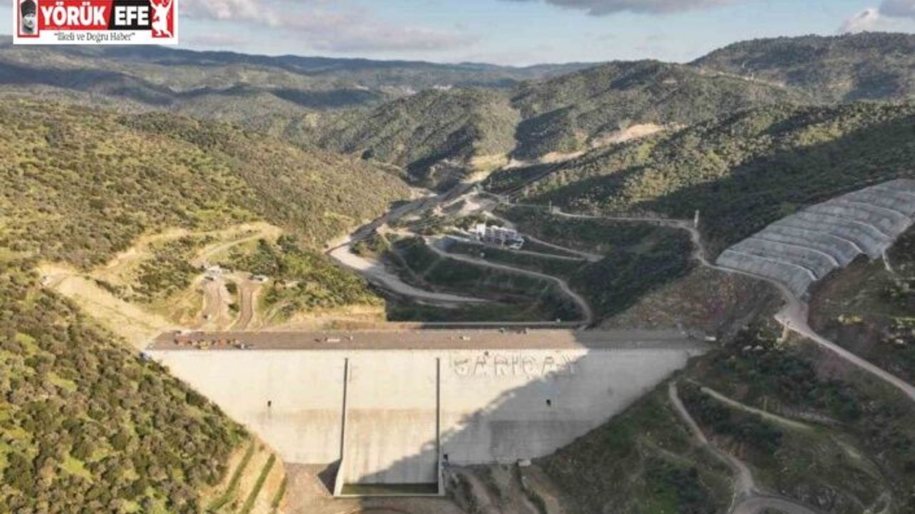 Sarıçay Barajı yılda 20 milyon metreküp su sağlayacak