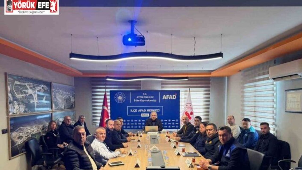 Şiddetli yağış öncesi AFAD koordinasyon toplantısı yapıldı