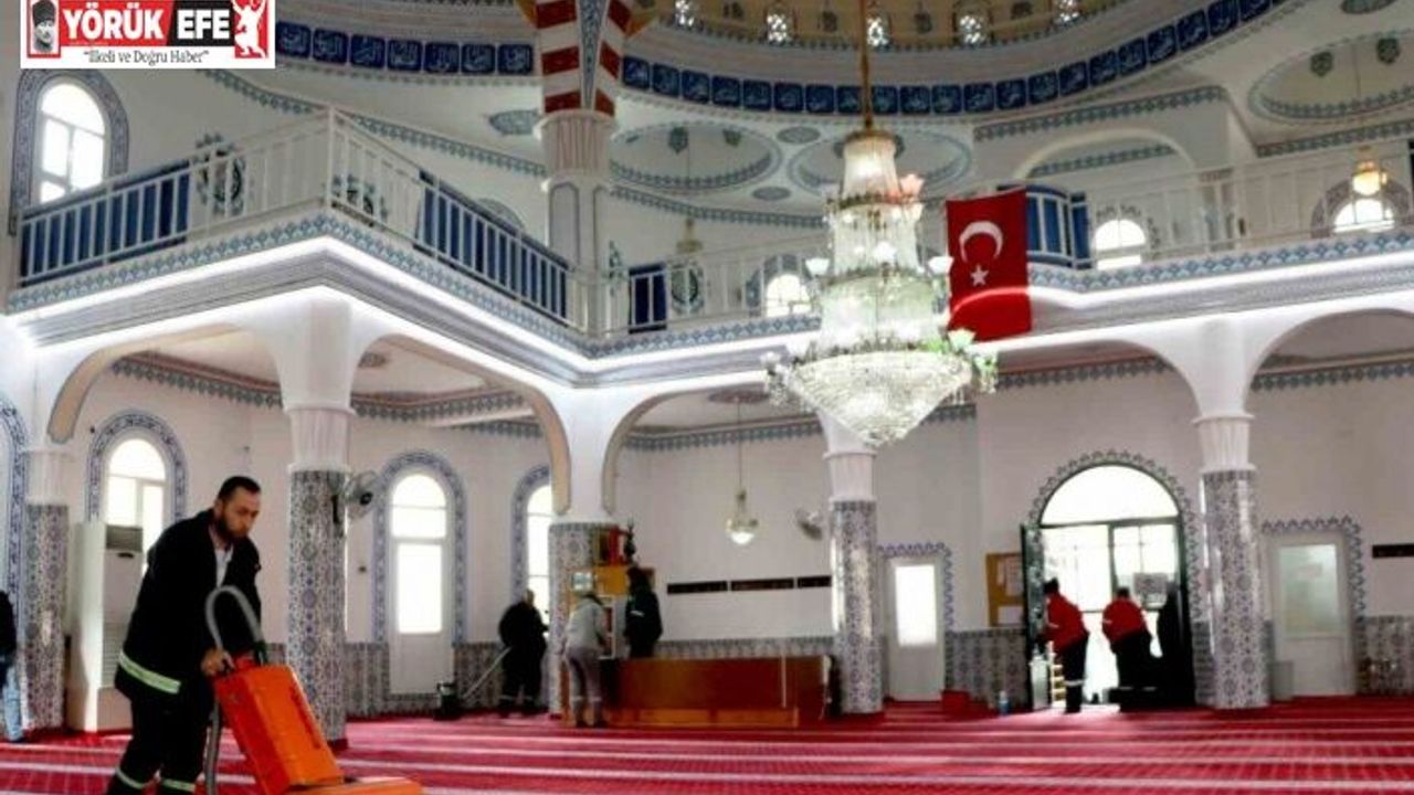 Söke Belediyesi’nden Ramazan öncesi camilerde kapsamlı temizlik