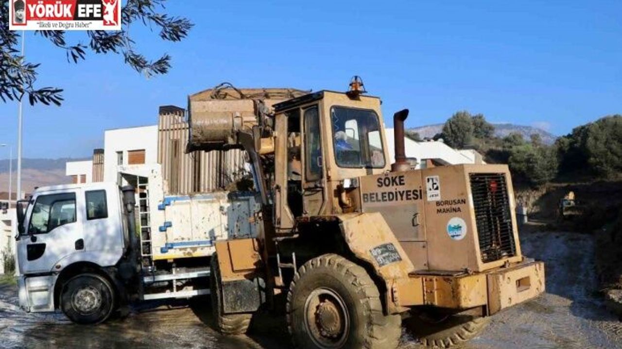Söke’de Belediye ekipleri dört bir yanda mücadele ediyor