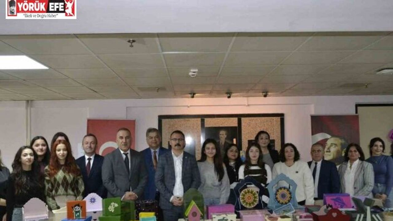 Sultanhisar’da el emeği göz nuru eserler sergilendi