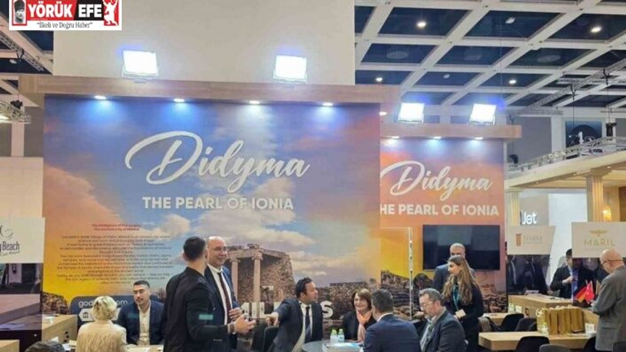 Almanya’daki fuarda Didim Belediyesi standına yoğun ilgi