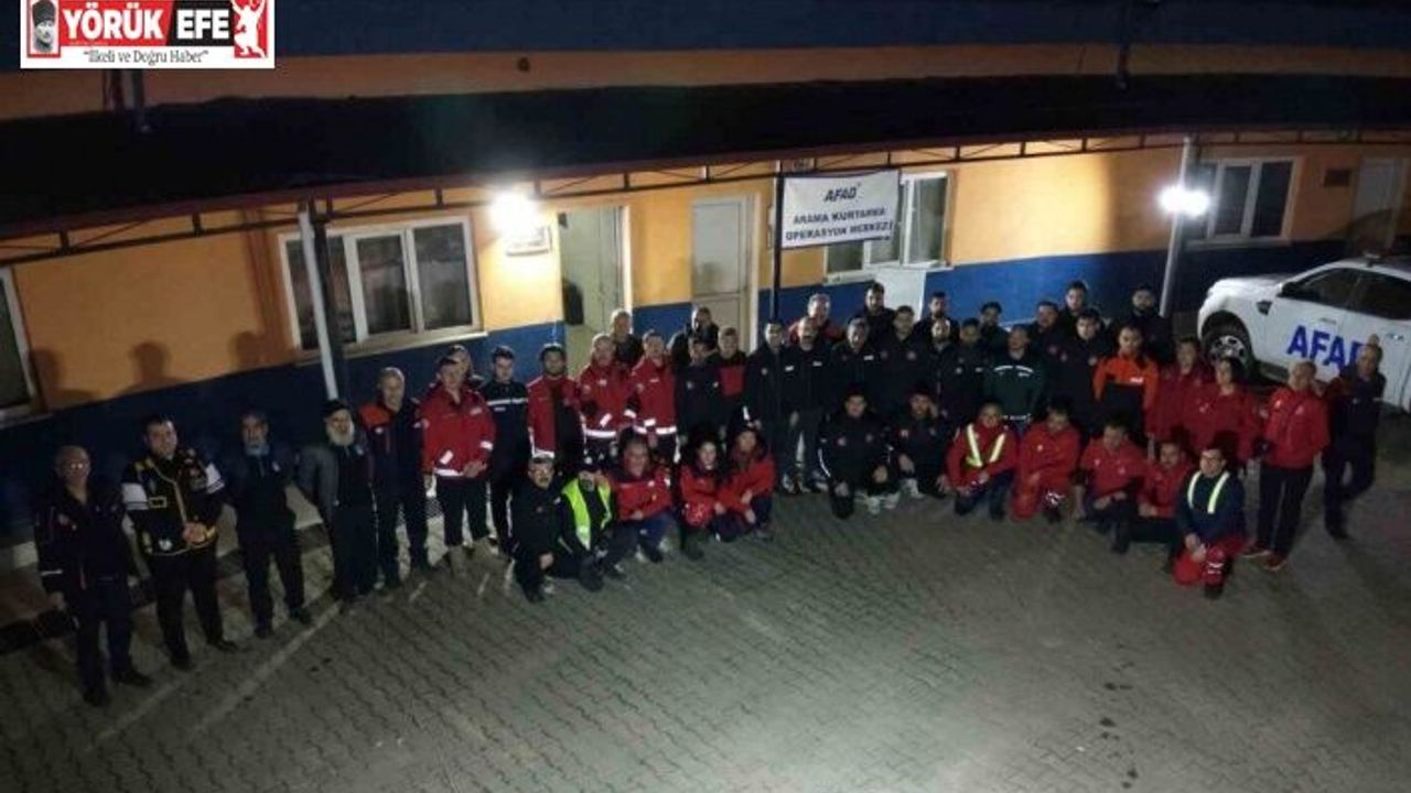 Aydın’da depreme hazırlık tatbikatında ekipler koordinasyonu sahada test etti