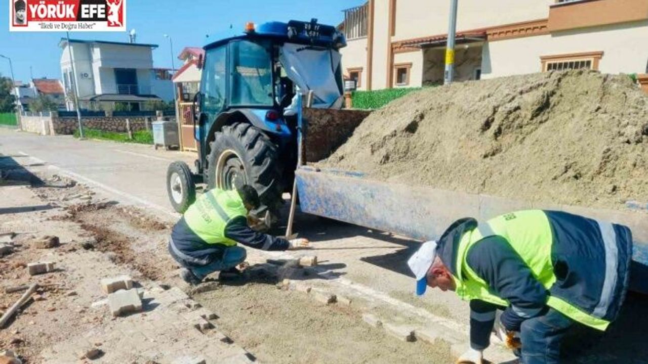 Didim Belediyesi Akbük’te saha çalışmalarını sürdürüyor