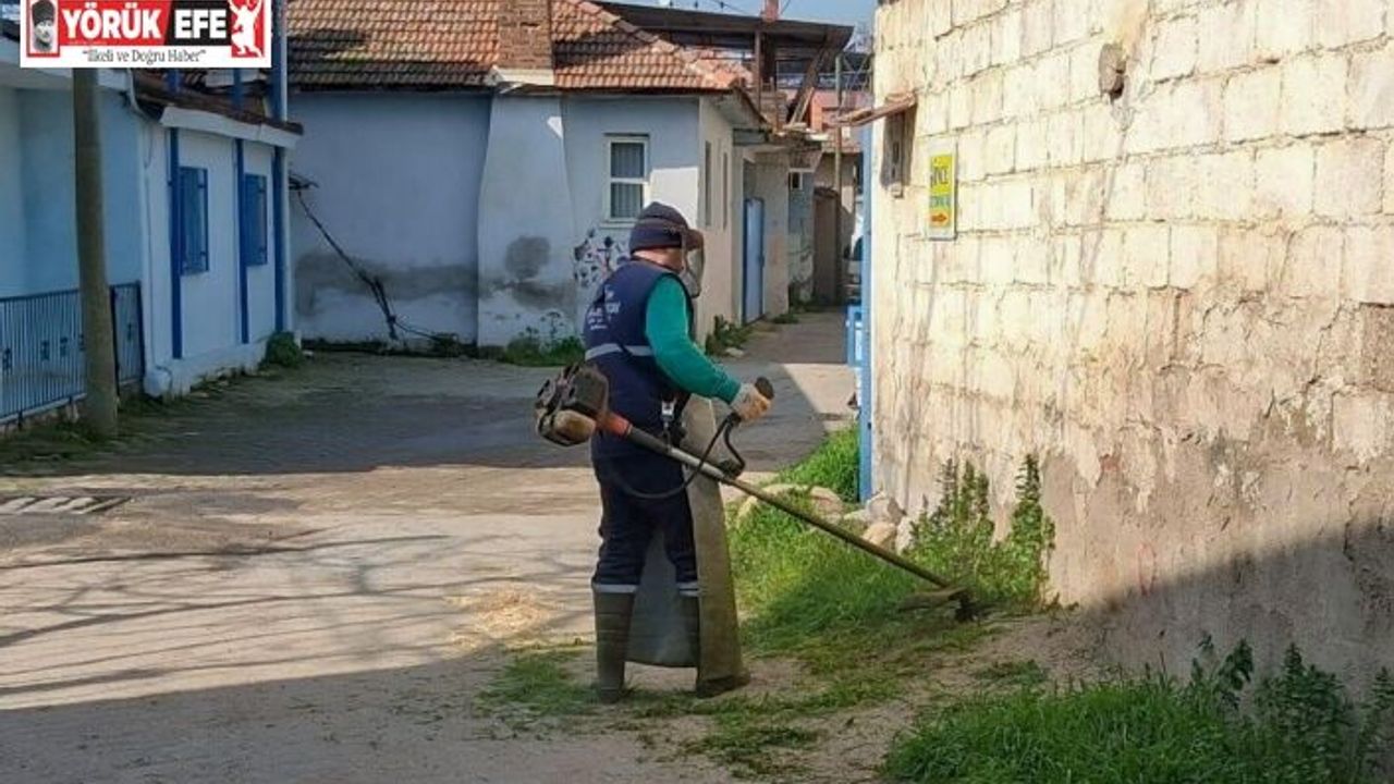 Efeler Belediyesi’nin yeşil alan çalışmaları sürüyor