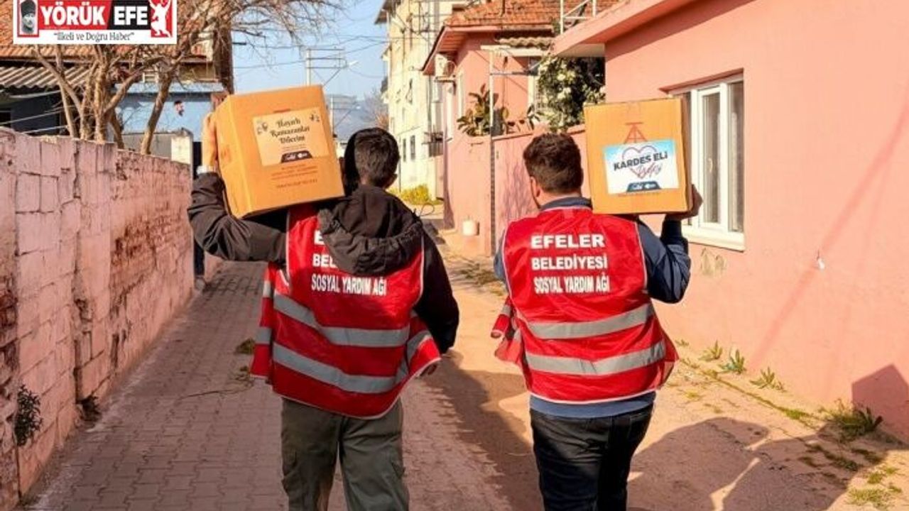 Kardeş Eli projesi kapsamında 2 bin gıda kolisi dağıtıldı