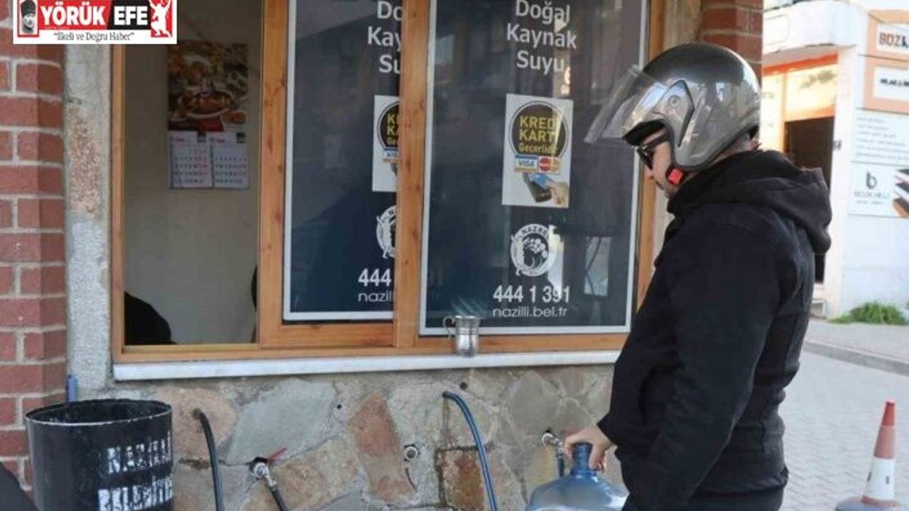 Nazilli’nin 50 yıllık iyi su hattı yenilendi