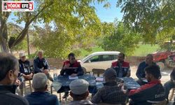 Karpuzlu’da çiftçiler bilgilendirildi