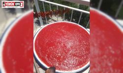 Aydın’da balkonlar kırmızıya boyandı