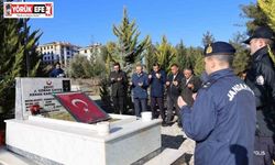 Karacasulu şehit Karabacaklı mezarı başında anıldı