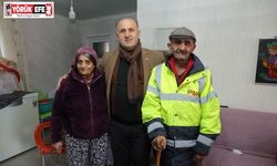 Başkan Kaya, Gül çiftine kayıtsız kalmadı