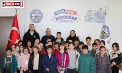 Başkan Özel, minik öğrencilerle bir araya geldi