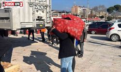 Hayır için dağıtılan tonlarca soğan bir saatte tükendi