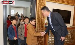Başkan Arıcı, ilkokul öğrencilerini ağırladı