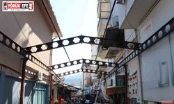 Bozdoğan’da Simit Pazarı Sokağı geçici olarak araç trafiğine kapatıldı