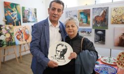 BAŞKAN ANIL YETİŞKİN EFELER’İN SANAT SERGİSİNİ AÇTI KADINLARIN ESERLERİ BÜYÜK BEĞENİ TOPLADI