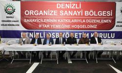 Denizli OSB Yönetim Kurulu Başkanı Baltalı ve iş insanları iftarda öğrencilerle buluştu