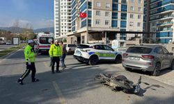 Söke'de meydana gelen trafik kazasında motosiklet sürücüsü yaralandı