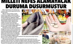 Nefes Alamayan Ekonomi Milleti Nefes Alamayacak Duruma Düşürmüştür