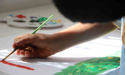 Aydın'da çocuklar, hayallerini tuvale aktaracak