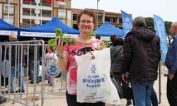 Binlerce fide Kuşadası ve İncirliova'da vatandaşlarla buluştu