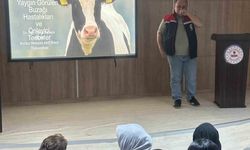 Köşk'te üreticilere buzağı ölümleri ve üreme verimliliği eğitimi